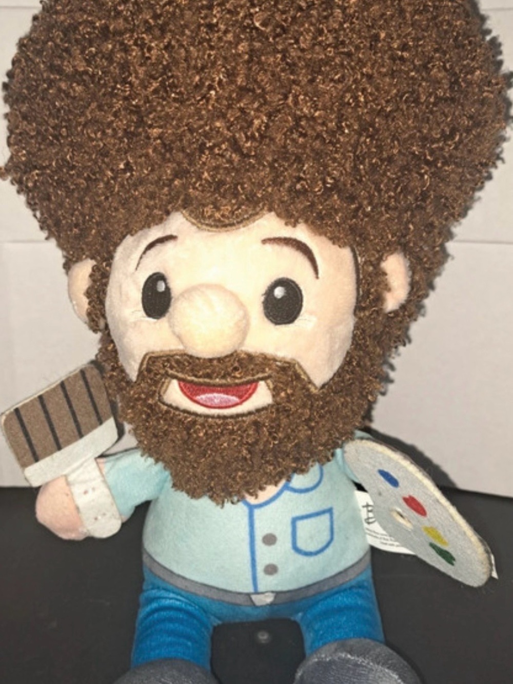 Bob Ross Plush Artist Stuffed Toy - Brown Hair & Beard